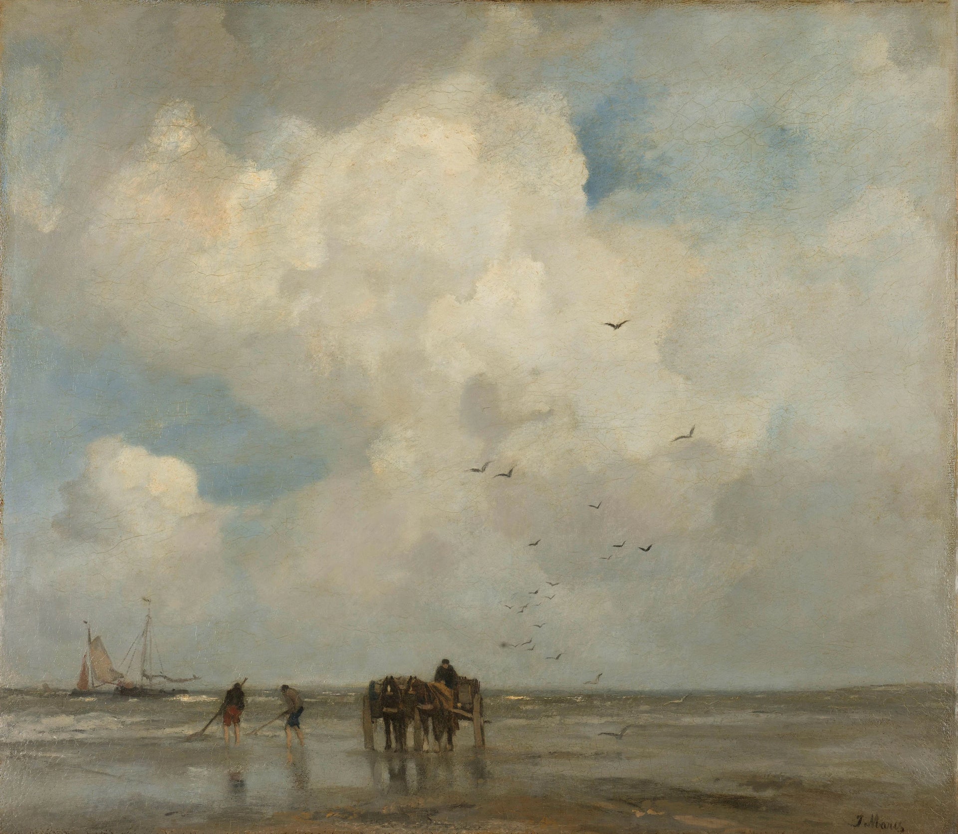 Pêche aux coquillages - Jacob Maris