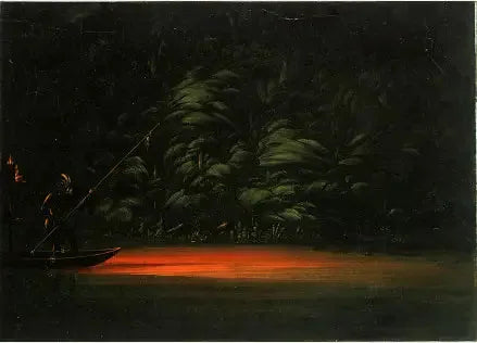 Flamberfiske på Amazonfloden - George Catlin