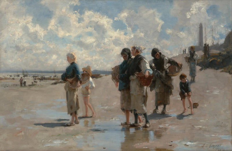 Ostronfiske i Cancale - John Singer Sargent