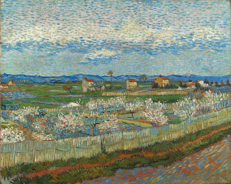 Blommande persikor - Vincent van Gogh