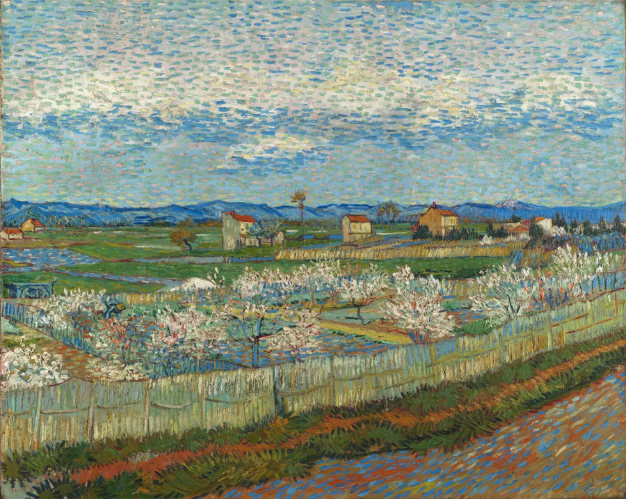 Blommande persikor - Vincent van Gogh