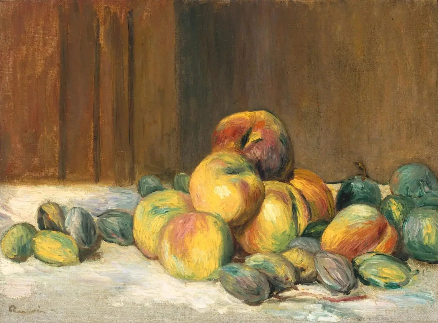 Pêches et amandes - Pierre-Auguste Renoir image 1 reproduction réalisée par Alpha Reproduction