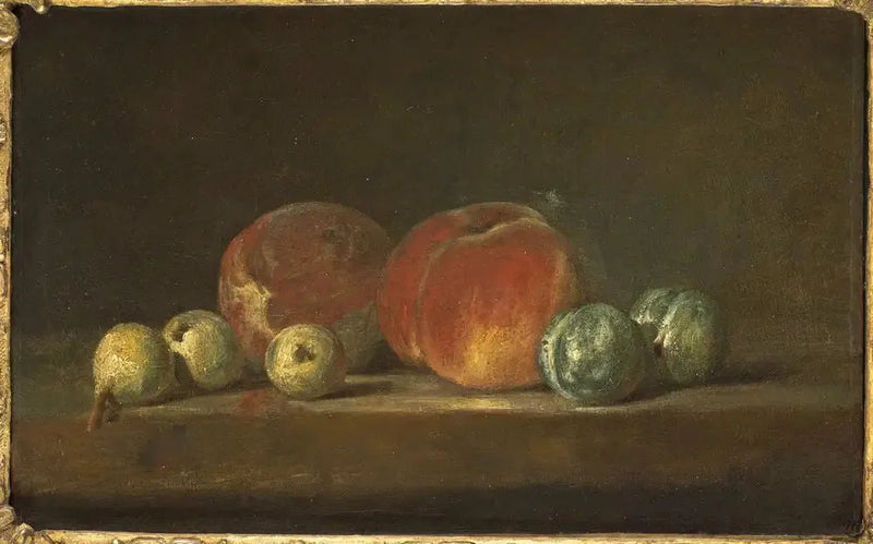 Persikor och Plommon - Jean Siméon Chardin