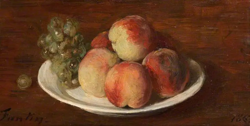 Persikor och druvor - Henri Fantin-Latour