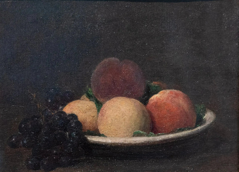 Persikor och svarta druvor - Henri Fantin-Latour