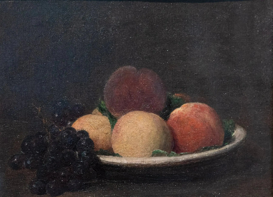 Persikor och svarta druvor - Henri Fantin-Latour