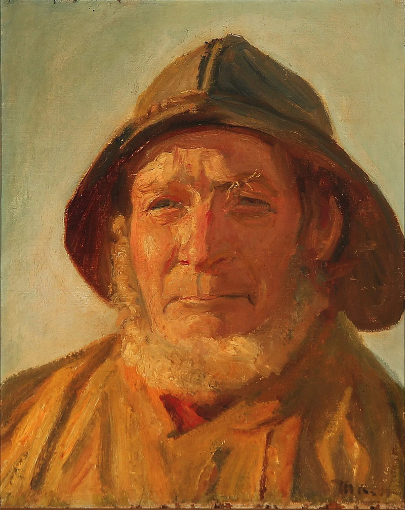 Pêcheur sous le soleil de l'après-midi. - Michael Peter Ancher