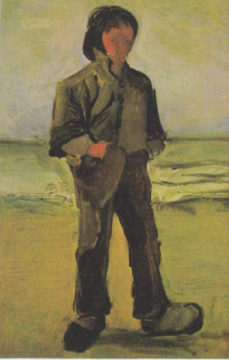 Fiskare på stranden - Vincent van Gogh