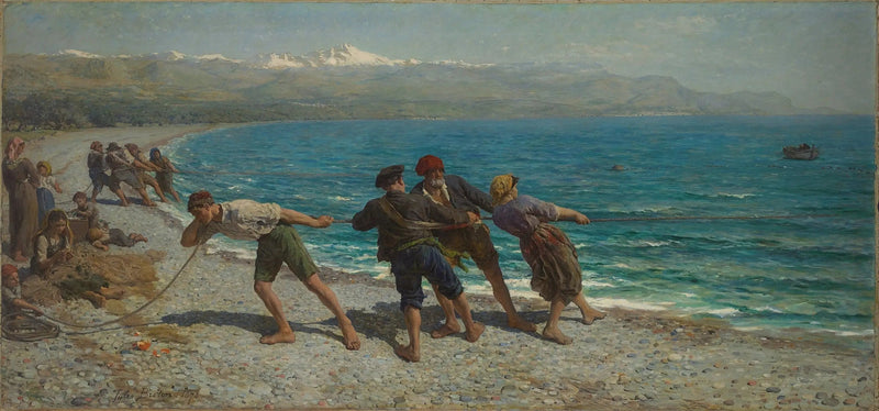 Fiskare i Menton - Jules Breton