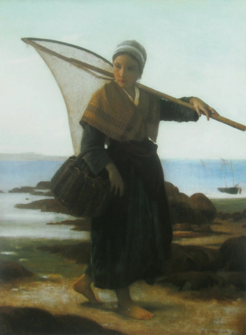 Räka fiskare - Bouguereau