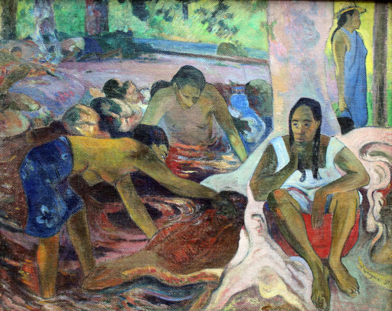 Tahitianska fiskerskor - Paul Gauguin