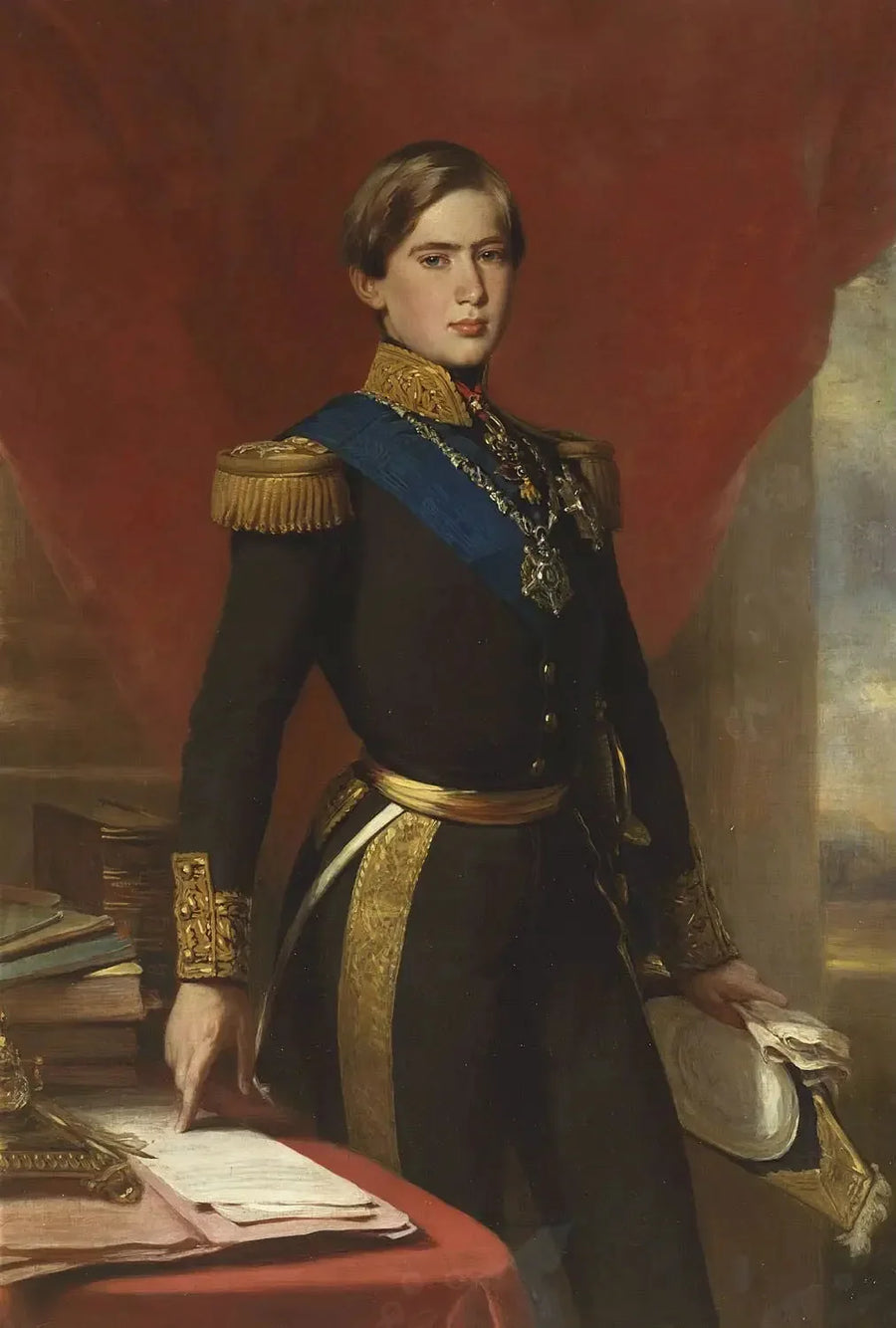 Pedro V, kung av Portugal (1837-1861) - Franz Xaver Winterhalter