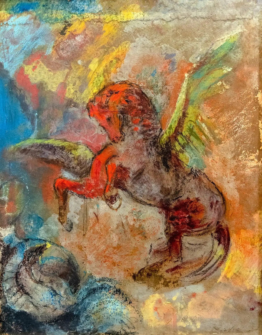 Pegasus och Hydra - Odilon Redon