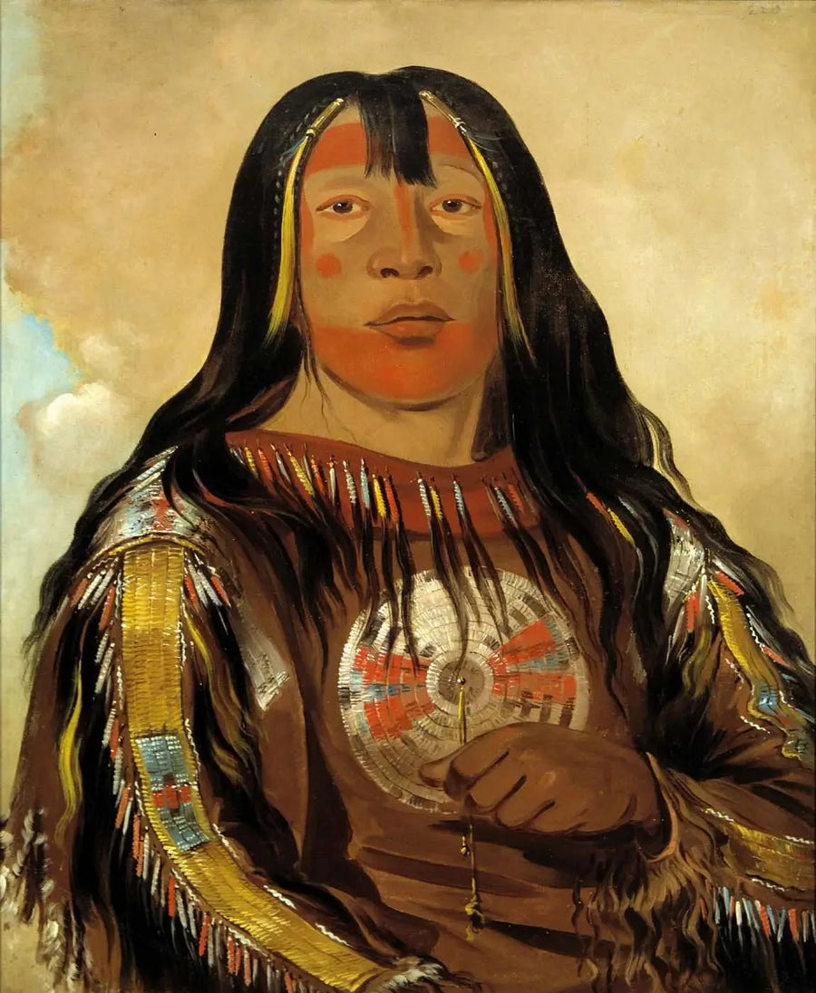 Peh-tó-pe-kiss, Côtes d'Aigle, en Piegan-chef - George Catlin