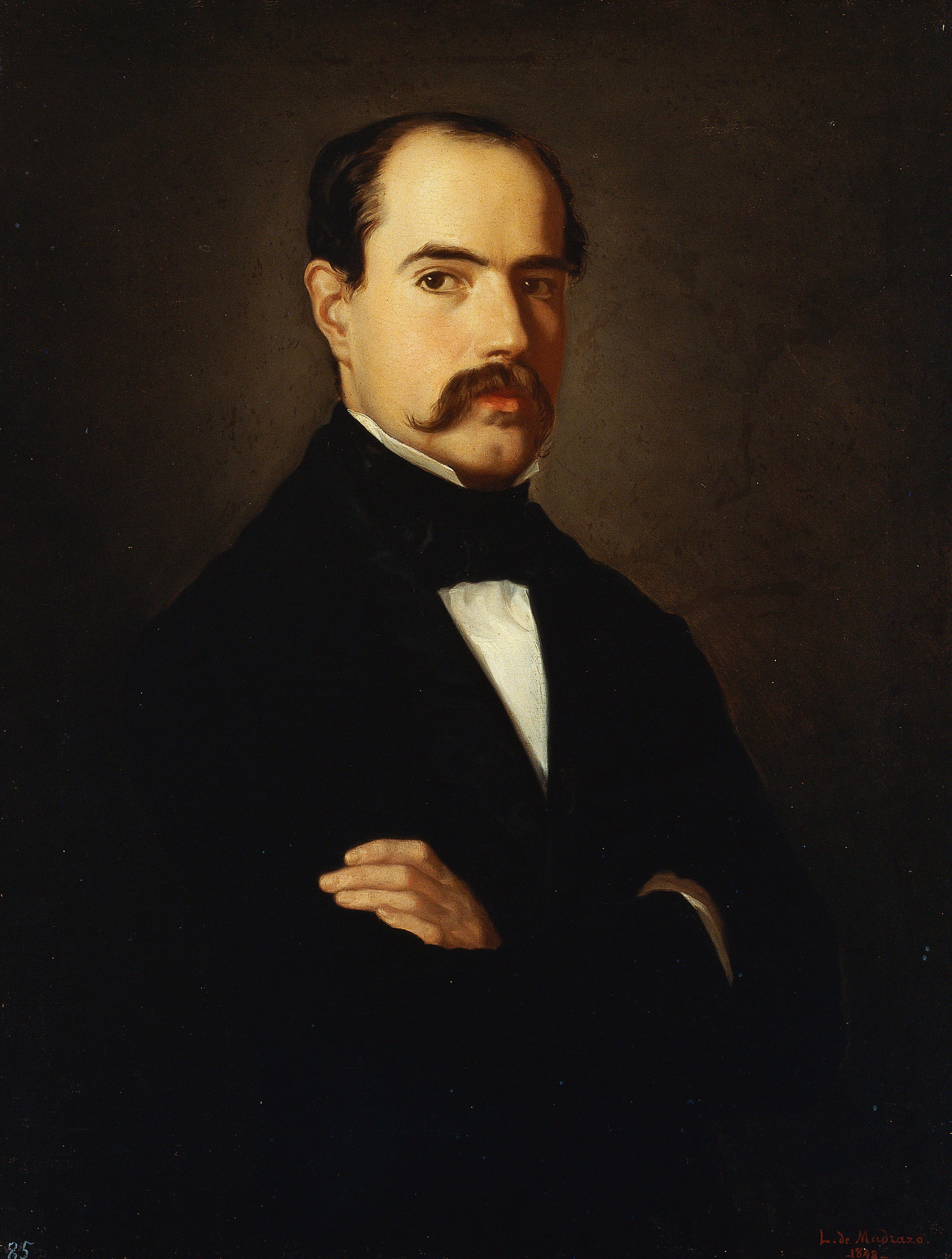 Le peintre Francisco Sainz - Luis de Madrazo