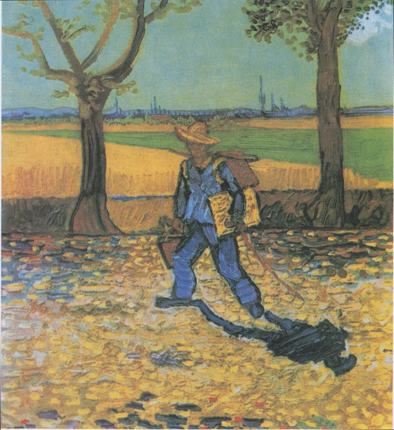 Målaren på väg till arbetet - Vincent van Gogh