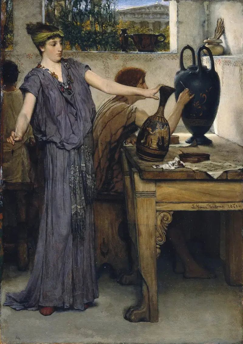 Etruskiska vasmålares - Lawrence Alma-Tadema