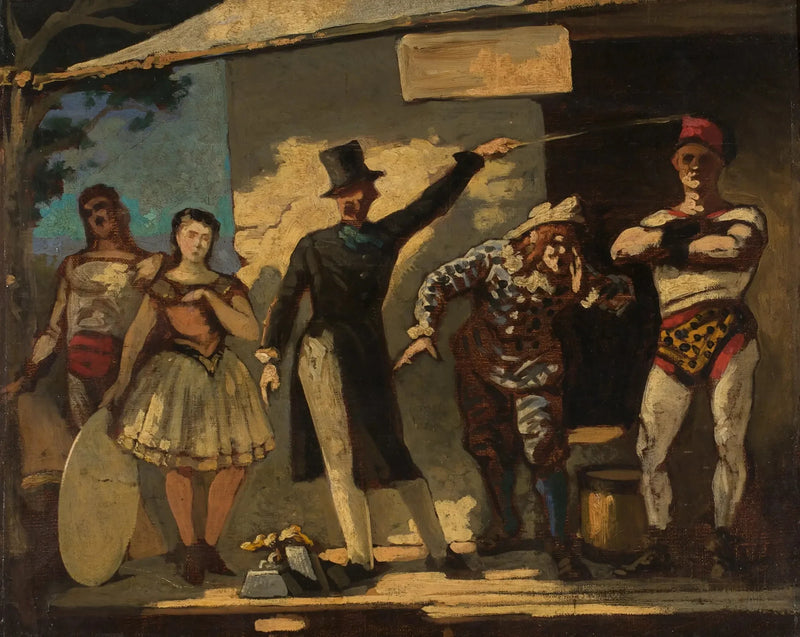 Målning av Honoré Daumier - Honoré Daumier