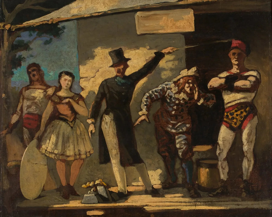 Målning av Honoré Daumier - Honoré Daumier