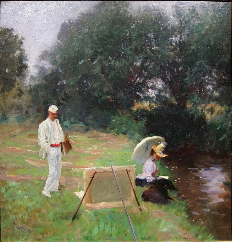 Målning av Dennis Millers bunker i Calcot - John Singer Sargent