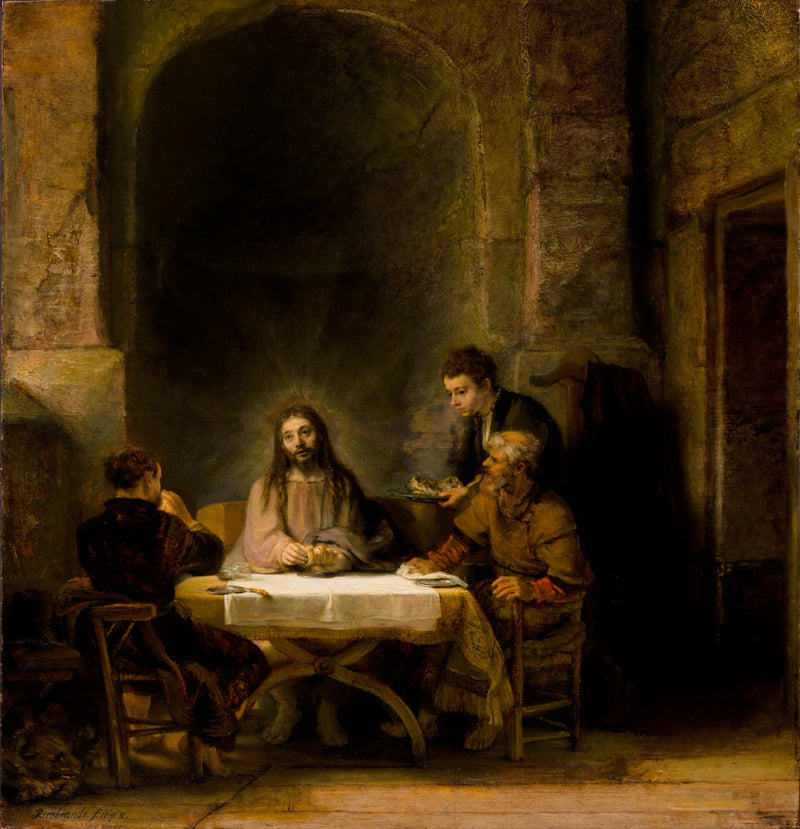 Emmausvandrarnas - Rembrandt