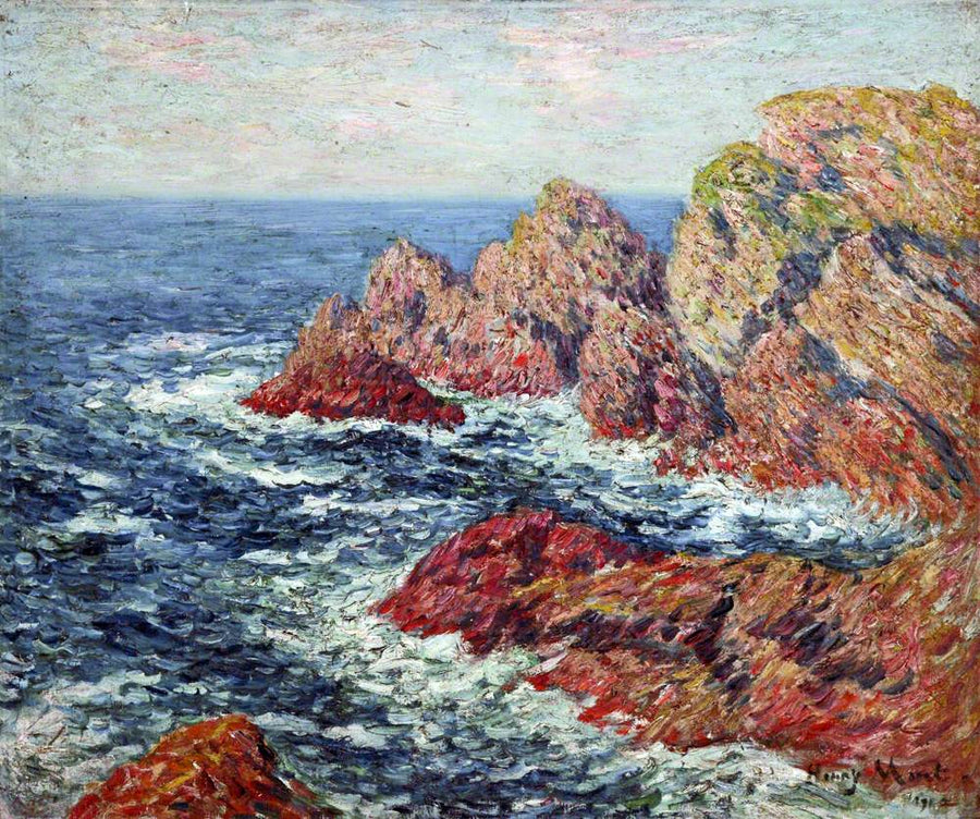 Pen Men, Ile de Groix, Bretagne, Frankrike - Henry Moret