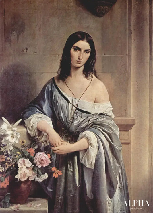 Melancholic Thoughts - Francesco Hayez - Reproductions de tableaux et peintures haut de gamme