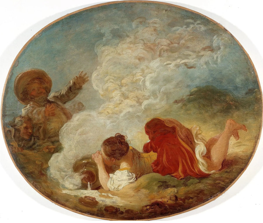 Perrette och mjölkkrukan - Jean-Honoré Fragonard