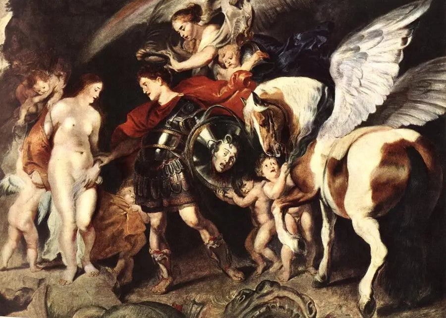 Perséus krönt - Peter Paul Rubens