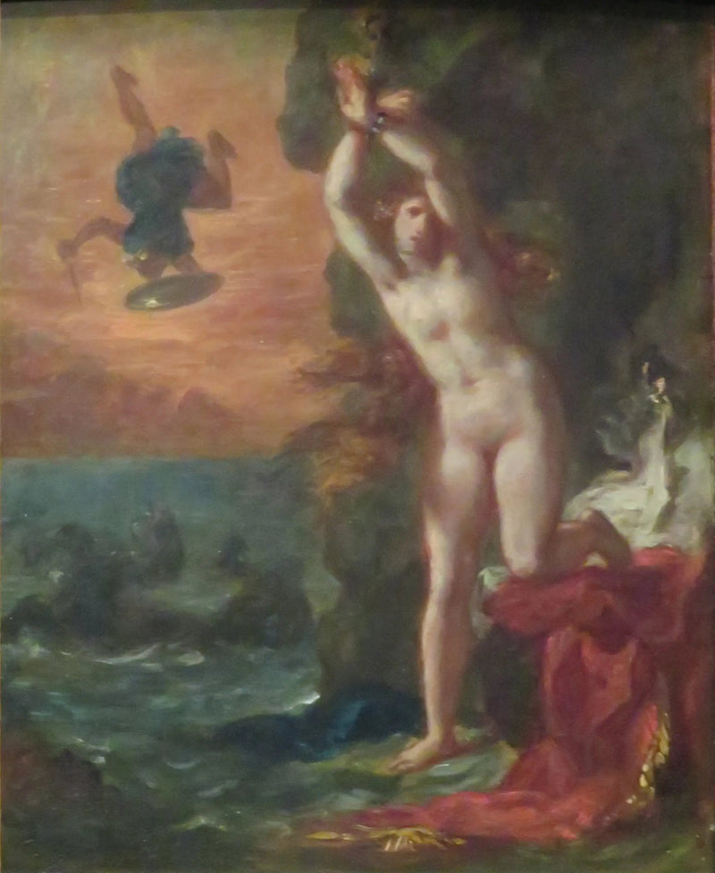 Perseus och Andromeda - Eugène Delacroix