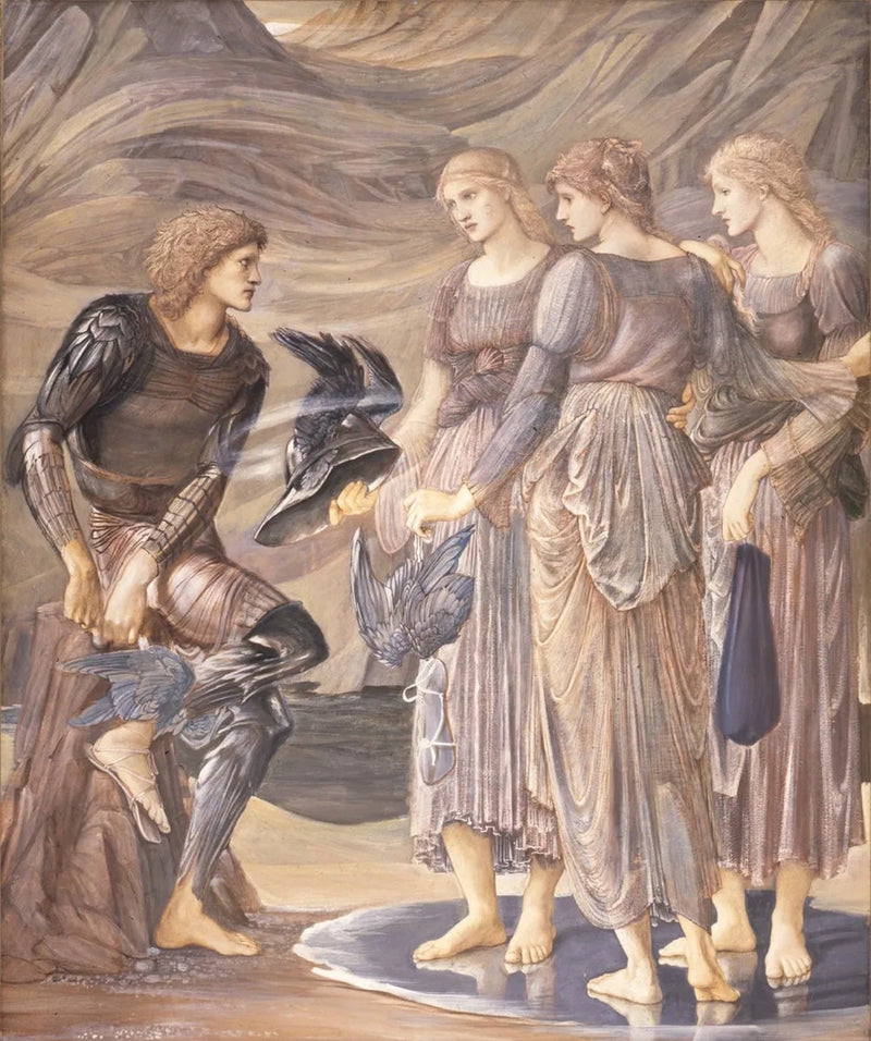 Perseus och havsnymferna (Perséus vapen) - Edward Burne-Jones