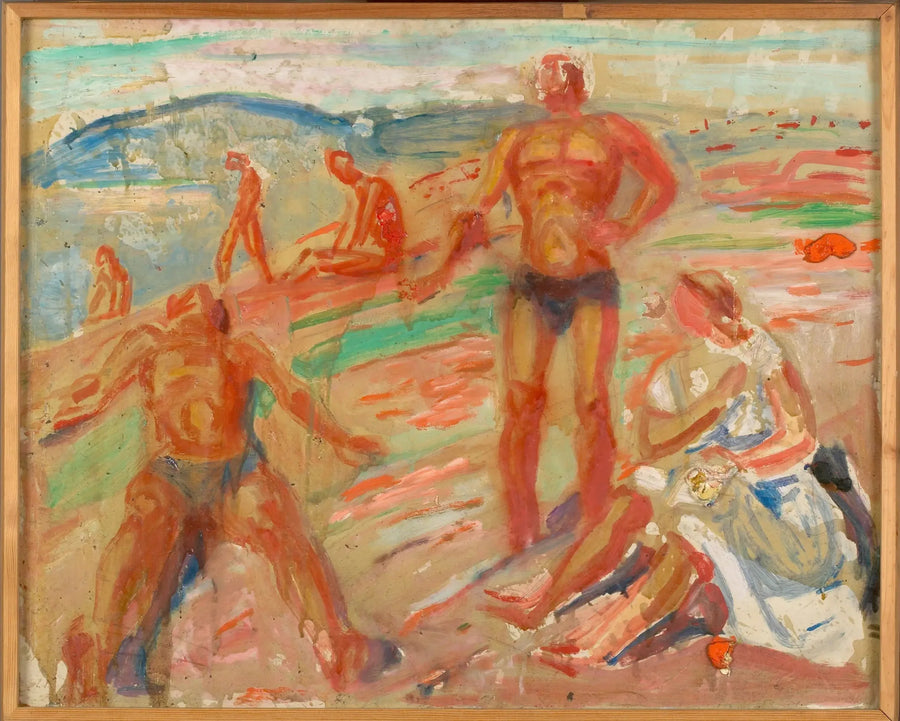 Personer som solar - Edvard Munch