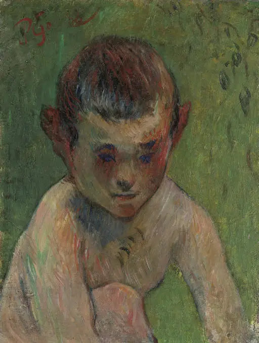 Liten bretonsk badare - Paul Gauguin