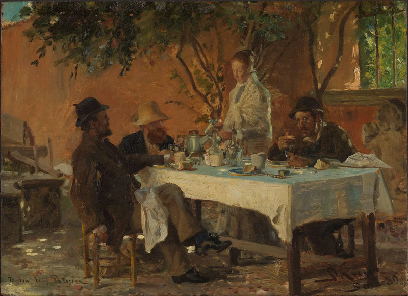 Frukost i Sora - Peder Severin Krøyer