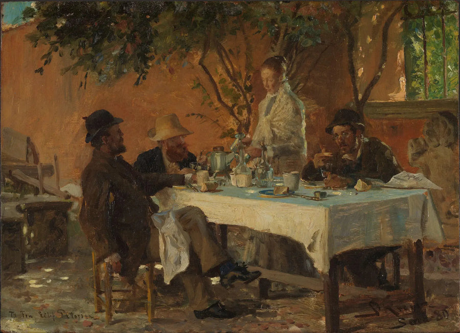Frukost i Sora - Peder Severin Krøyer