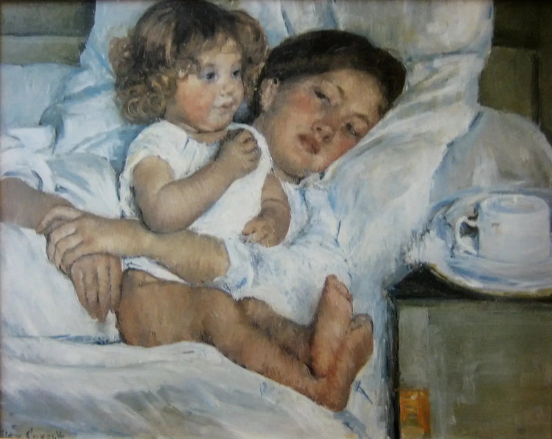 Frukost på sängen - Mary Cassatt