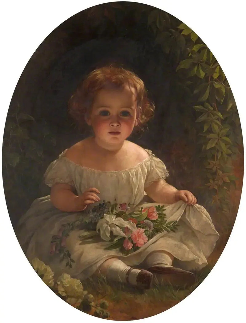 Liten blomsterhandlare - Thomas Francis Dicksee