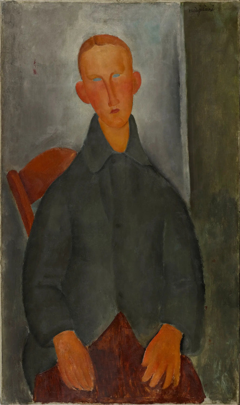 Liten rödhuvad pojke - Amedeo Modigliani