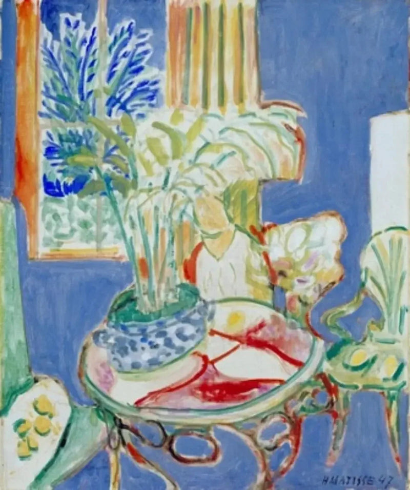 Liten blå inredning - Henri Matisse