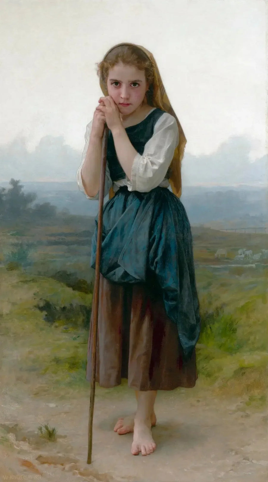 Liten herde - Bouguereau