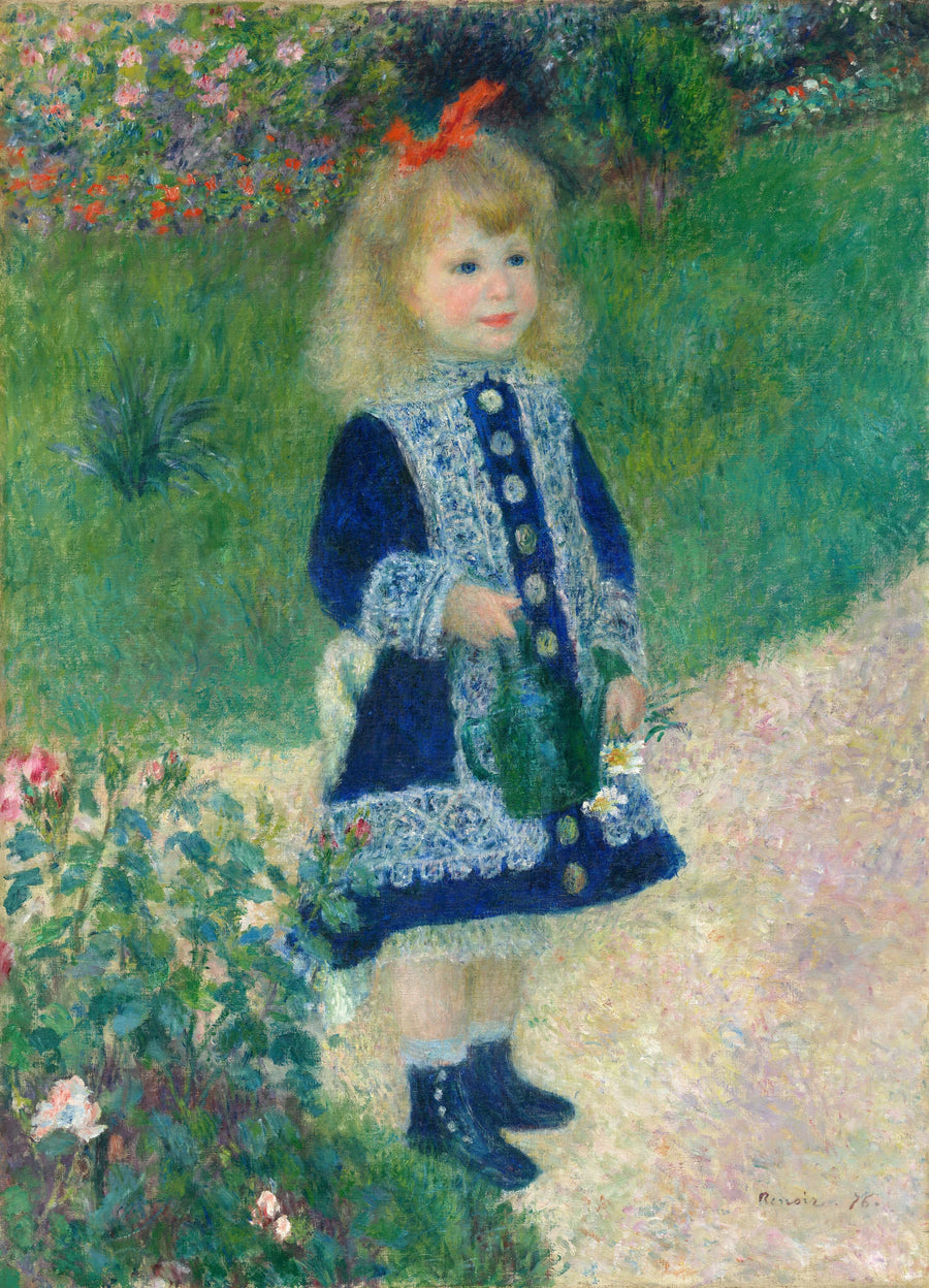 Den lilla flickan med vattenkannan - Pierre-Auguste Renoir