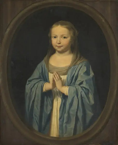 Liten flicka med ledade händer - Philippe de Champaigne