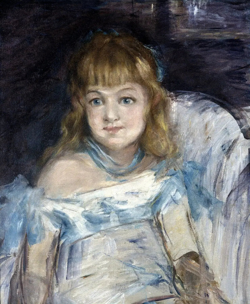 Liten flicka i en fåtölj - Édouard Manet