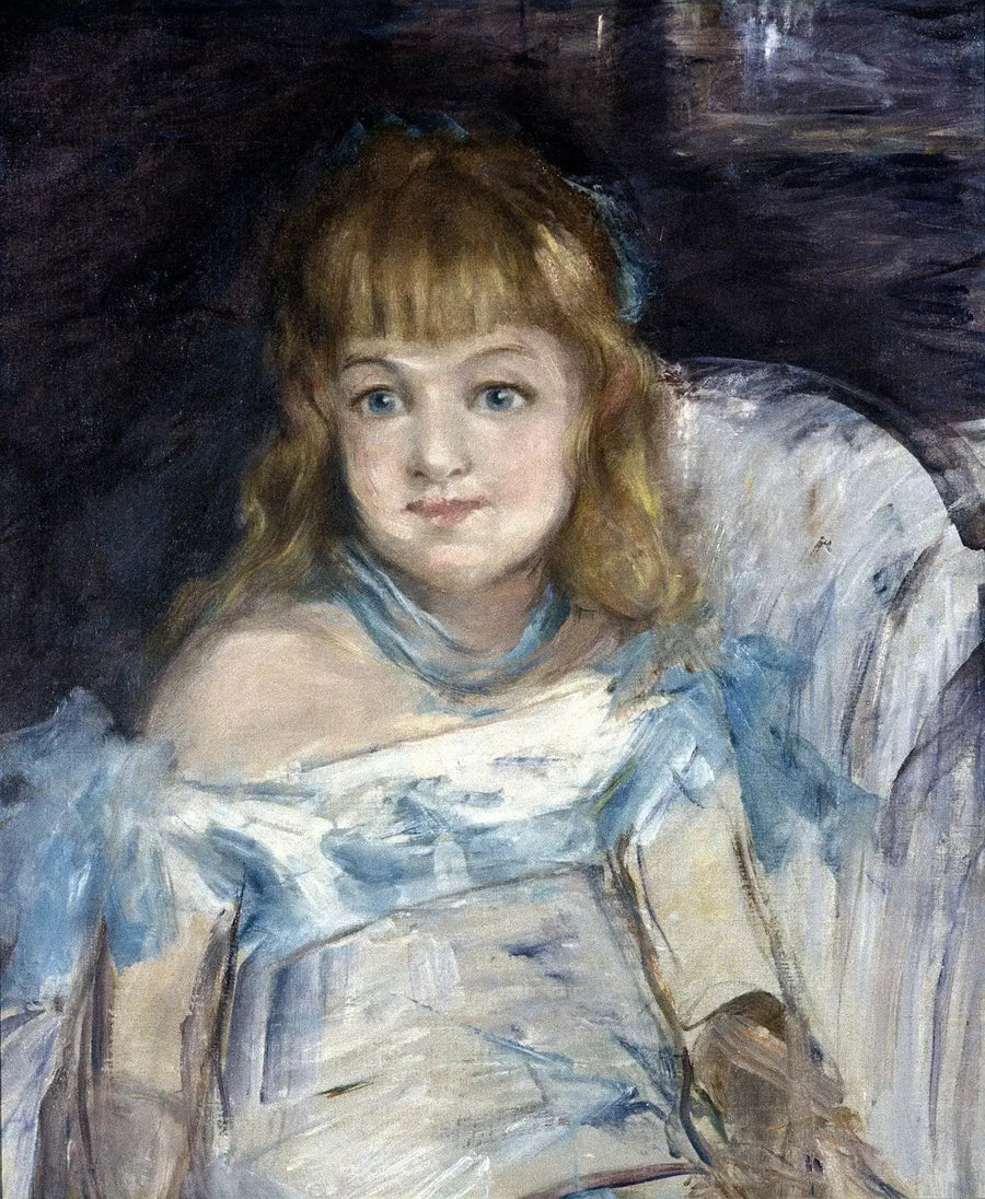 Liten flicka i en fåtölj - Édouard Manet