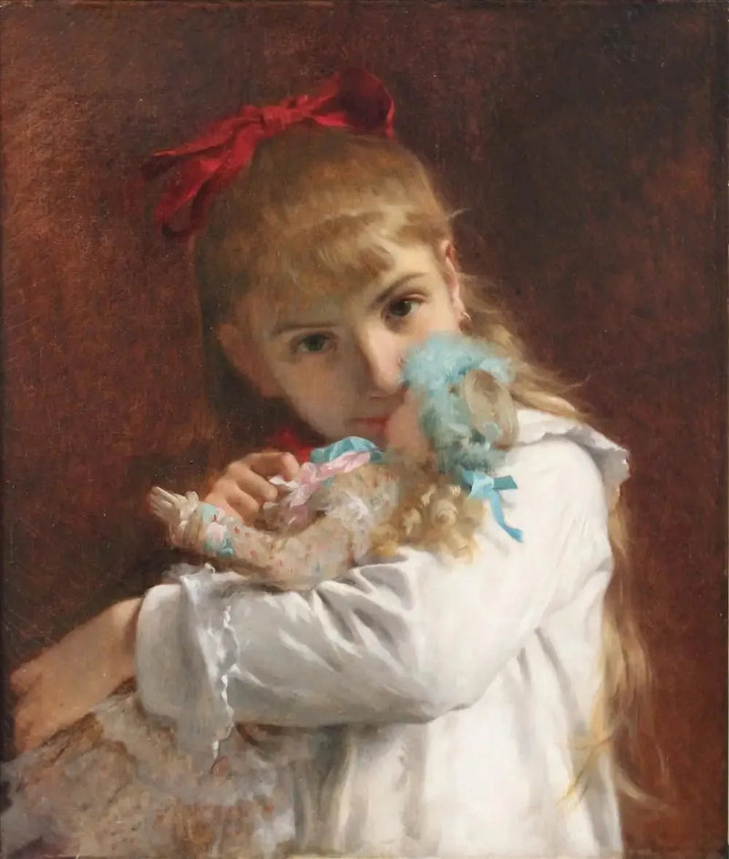 Liten flicka - Pierre Auguste Cot