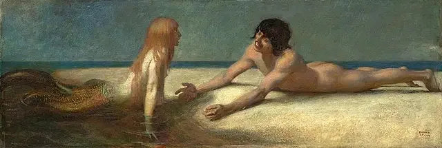 Lilla sjöjungfrun - Franz von Stuck
