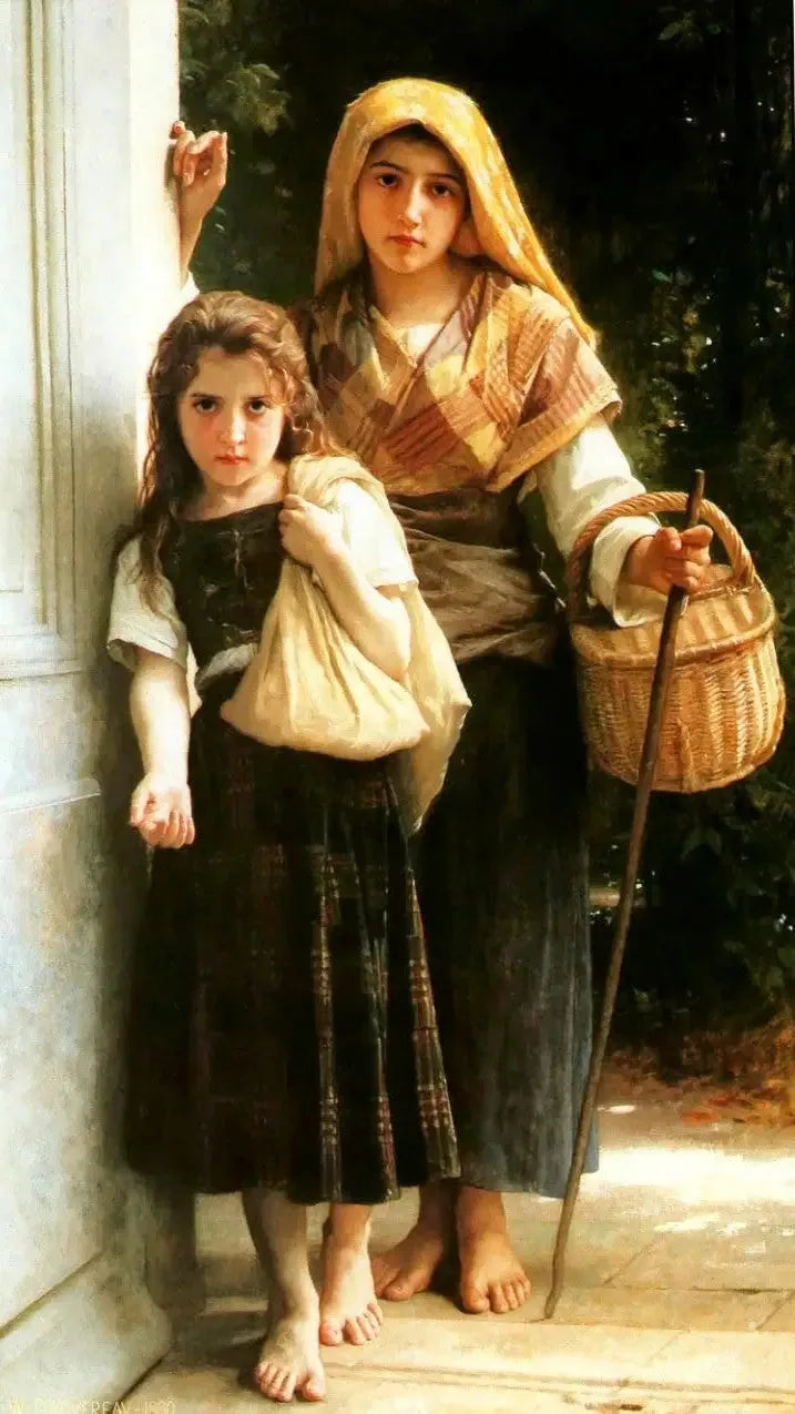 Små Tiggare - Bouguereau