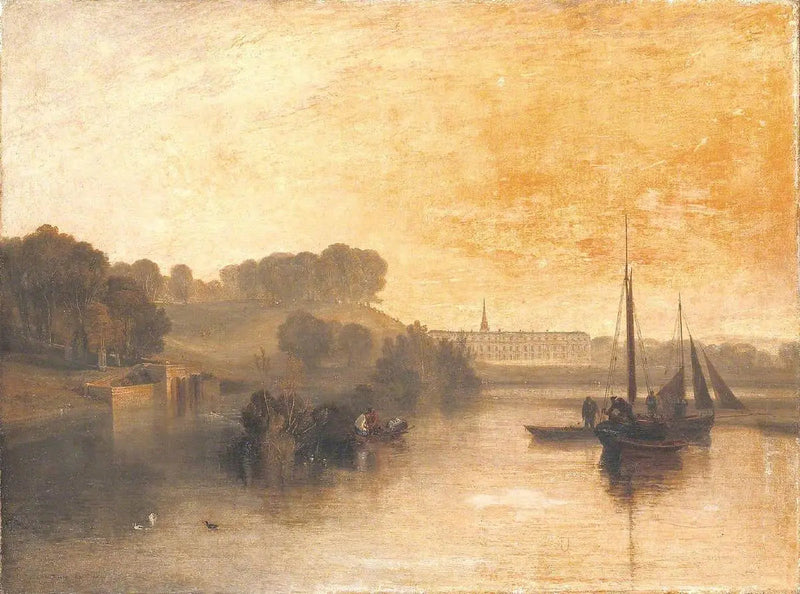 Petworth, Sussex, Earl of Egremont's säte: Daggig morgon - J. M. W. Turner