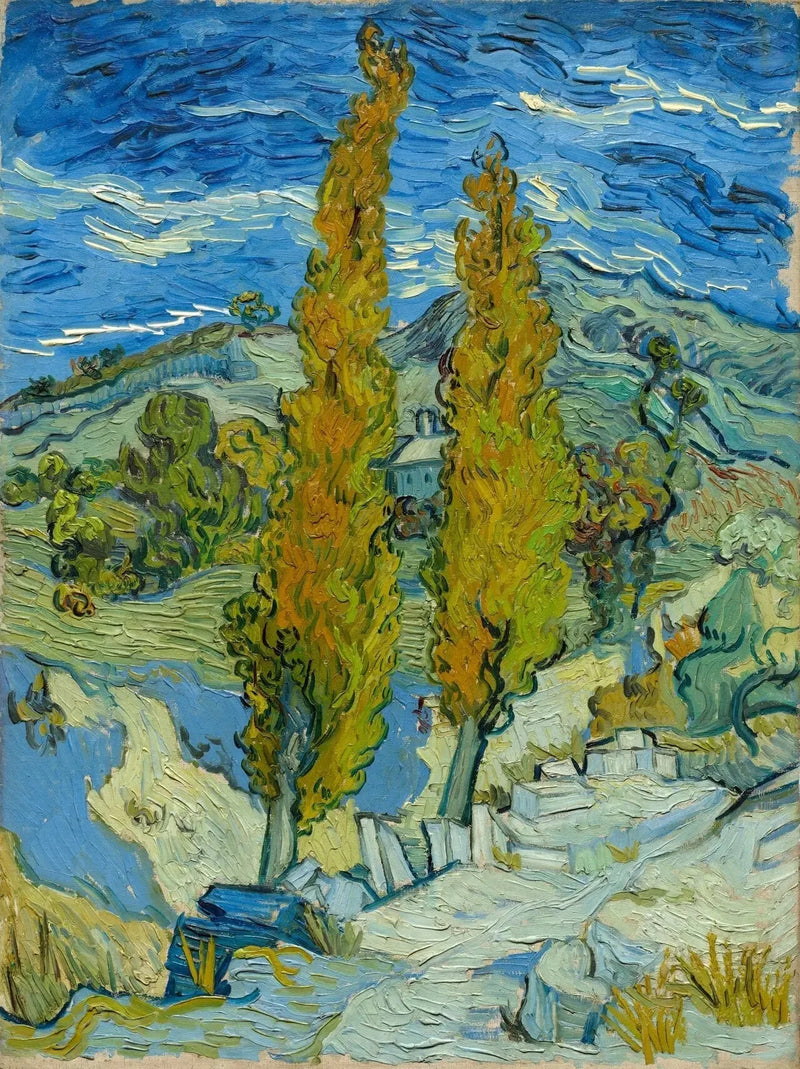 Popplar i Saint-Rémy - Vincent van Gogh