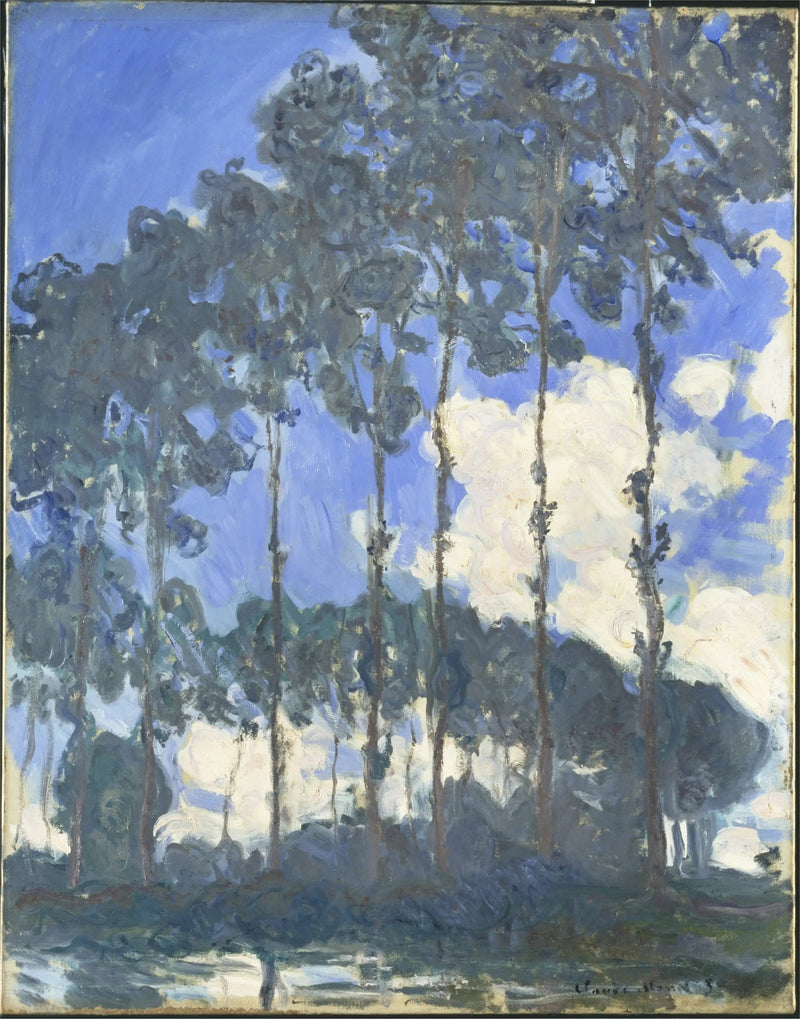 Poppelträd vid Epte - Claude Monet